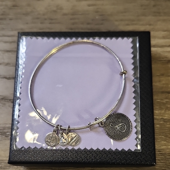 Alex and Ani Silver Charm Bracelet - Picture 1 of 1